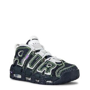 Nike Air Sneakers 6.5 Serena Williams More Uptempo Chunky Metallic Swoosh Black